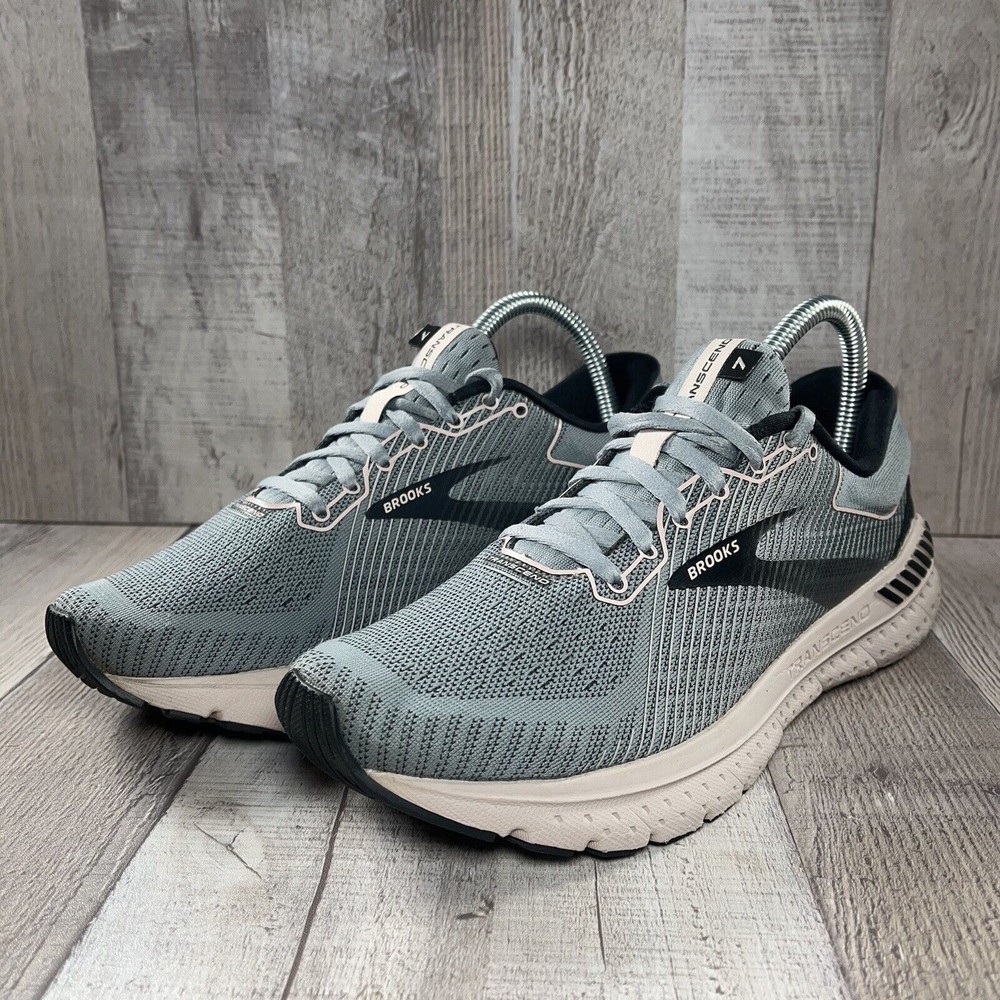 Brooks Transcend 7 Women's Running Shoes Gray Black Size 8 B 1203191B074
